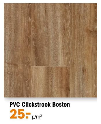 Aanbiedingen Pvc clickstrook boston - Huismerk - Kwantum - Geldig van 10/11/2020 tot 01/03/2021 bij Kwantum