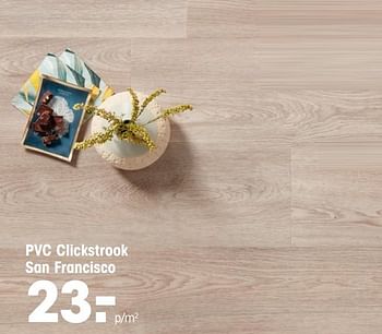 Aanbiedingen Pvc clickstrook san francisco - Huismerk - Kwantum - Geldig van 10/11/2020 tot 01/03/2021 bij Kwantum