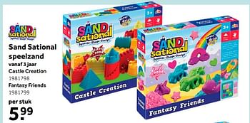 Aanbiedingen Sand sational speelzand castle creation - Huismerk - Intertoys - Geldig van 26/09/2020 tot 06/12/2020 bij Intertoys
