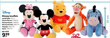 Aanbiedingen Disney knuffels - Disney - Geldig van 26/09/2020 tot 06/12/2020 bij Intertoys
