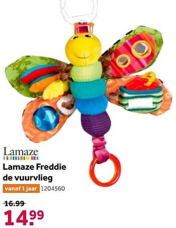 Aanbiedingen Lamaze freddie de vuurvlieg - Lamaze - Geldig van 26/09/2020 tot 06/12/2020 bij Intertoys
