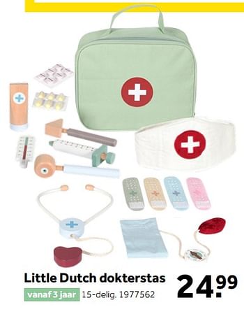 Aanbiedingen Little dutch dokterstas - Little Dutch - Geldig van 26/09/2020 tot 06/12/2020 bij Intertoys