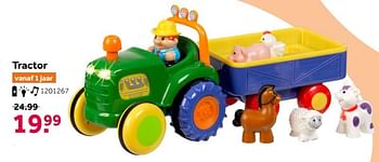 Aanbiedingen Tractor - Little Hero - Geldig van 26/09/2020 tot 06/12/2020 bij Intertoys