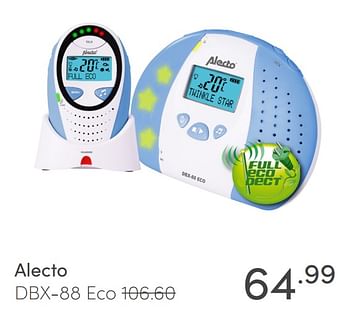 Aanbiedingen Alecto dbx-88 eco - Alecto - Geldig van 15/11/2020 tot 21/11/2020 bij Baby & Tiener Megastore