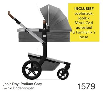 Aanbiedingen Joolz day+ radiant grey - Joolz - Geldig van 15/11/2020 tot 21/11/2020 bij Baby & Tiener Megastore