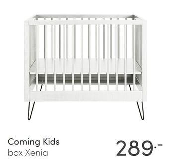 Aanbiedingen Coming kids box xenia - Coming Kids - Geldig van 15/11/2020 tot 21/11/2020 bij Baby & Tiener Megastore