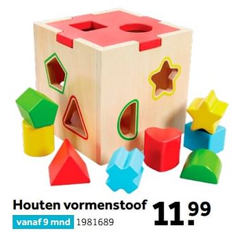 Aanbiedingen Houten vormenstoof - Woodlets - Geldig van 26/09/2020 tot 06/12/2020 bij Intertoys