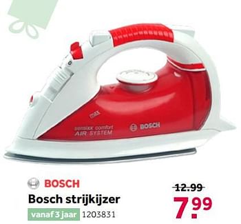 Aanbiedingen Bosch strijkijzer - Theo Klein - Geldig van 26/09/2020 tot 06/12/2020 bij Intertoys