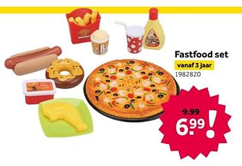 Aanbiedingen Fastfood set - Huismerk - Intertoys - Geldig van 26/09/2020 tot 06/12/2020 bij Intertoys