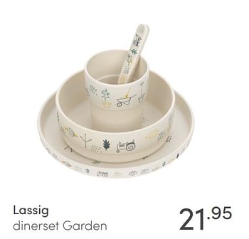 Aanbiedingen Lassig dinerset garden - Lassig - Geldig van 15/11/2020 tot 21/11/2020 bij Baby & Tiener Megastore