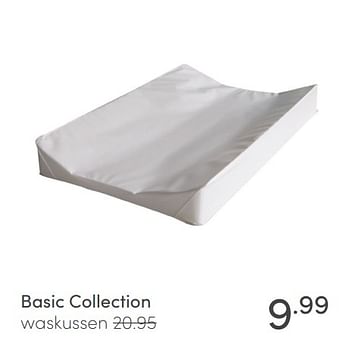 Aanbiedingen Basic collection waskussen - Basic Collection - Geldig van 15/11/2020 tot 21/11/2020 bij Baby & Tiener Megastore