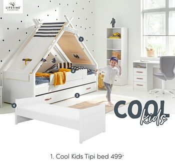 Aanbiedingen Cool kids tipi bed - Cool Kids - Geldig van 15/11/2020 tot 05/12/2020 bij Baby & Tiener Megastore