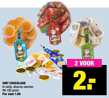 Aanbiedingen Sint chocolade - Huismerk - Big Bazar - Geldig van 16/11/2020 tot 29/11/2020 bij Big Bazar