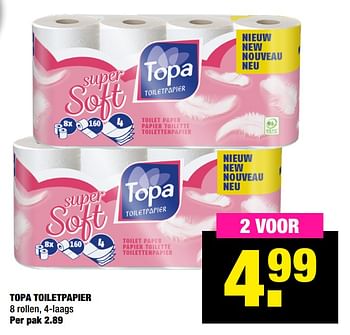 Aanbiedingen Topa toiletpapier - TOPA  - Geldig van 16/11/2020 tot 29/11/2020 bij Big Bazar