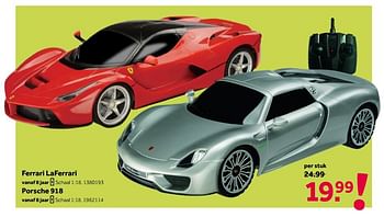 Aanbiedingen Ferrari laferrari - Huismerk - Intertoys - Geldig van 26/09/2020 tot 06/12/2020 bij Intertoys