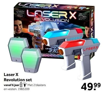 Aanbiedingen Laser x revolution set - Laser X - Geldig van 26/09/2020 tot 06/12/2020 bij Intertoys