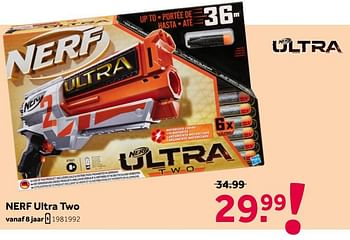 Aanbiedingen Nerf ultra two - Nerf - Geldig van 26/09/2020 tot 06/12/2020 bij Intertoys