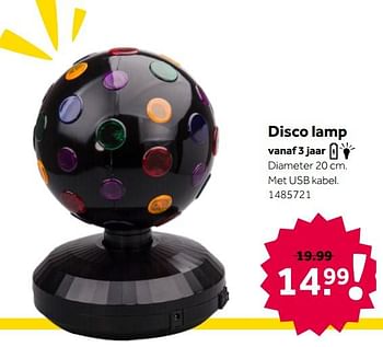 Aanbiedingen Disco lamp - Huismerk - Intertoys - Geldig van 26/09/2020 tot 06/12/2020 bij Intertoys