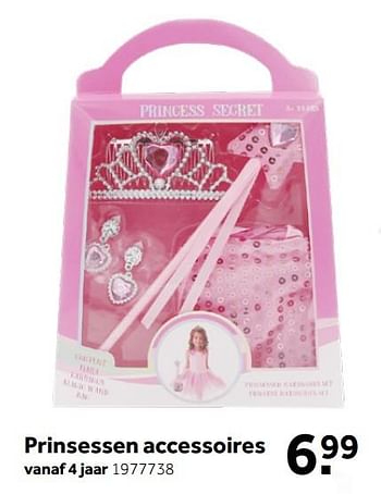 Aanbiedingen Prinsessen accessoires - Huismerk - Intertoys - Geldig van 26/09/2020 tot 06/12/2020 bij Intertoys