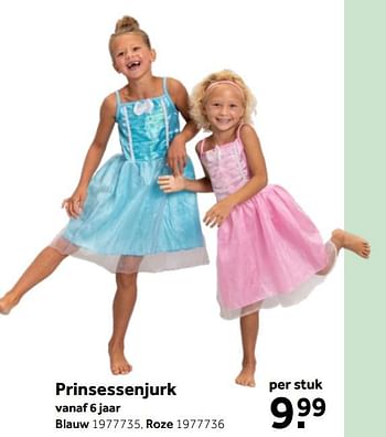 Aanbiedingen Prinsessenjurk - Huismerk - Intertoys - Geldig van 26/09/2020 tot 06/12/2020 bij Intertoys