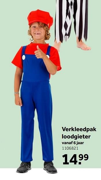 Aanbiedingen Verkleedpak loodgieter - Huismerk - Intertoys - Geldig van 26/09/2020 tot 06/12/2020 bij Intertoys