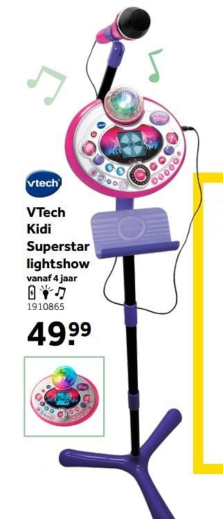 Aanbiedingen Vtech kidi superstar lightshow - Vtech - Geldig van 26/09/2020 tot 06/12/2020 bij Intertoys