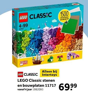 Aanbiedingen Lego classic stenen en bouwplaten 11717 - Lego - Geldig van 26/09/2020 tot 06/12/2020 bij Intertoys