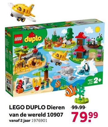 Aanbiedingen Lego duplo dieren van de wereld 10907 - Lego - Geldig van 26/09/2020 tot 06/12/2020 bij Intertoys