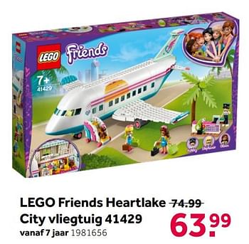 Aanbiedingen Lego friends heartlake city vliegtuig 41429 - Lego - Geldig van 26/09/2020 tot 06/12/2020 bij Intertoys