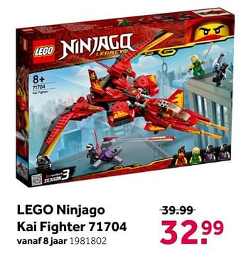 Aanbiedingen Lego ninjago kai fighter 71704 - Lego - Geldig van 26/09/2020 tot 06/12/2020 bij Intertoys