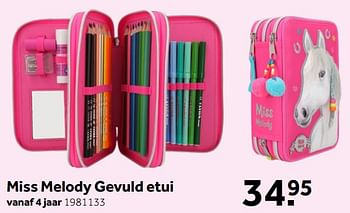 Aanbiedingen Miss melody gevuld etui - Miss Melody - Geldig van 26/09/2020 tot 06/12/2020 bij Intertoys