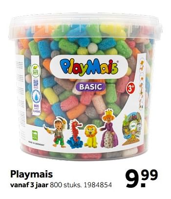 Aanbiedingen Playmais - PlayMais - Geldig van 26/09/2020 tot 06/12/2020 bij Intertoys