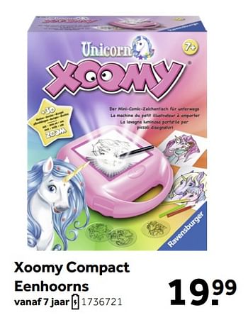 Aanbiedingen Xoomy compact eenhoorns - Ravensburger - Geldig van 26/09/2020 tot 06/12/2020 bij Intertoys