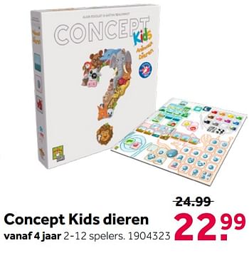 Aanbiedingen Concept kids dieren - Asmodee - Geldig van 26/09/2020 tot 06/12/2020 bij Intertoys