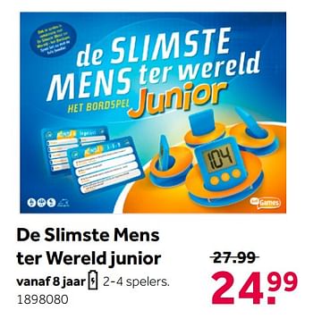 Aanbiedingen De slimste mens ter wereld junior - Just Games - Geldig van 26/09/2020 tot 06/12/2020 bij Intertoys