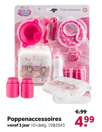 Aanbiedingen Poppenaccessoires - Huismerk - Intertoys - Geldig van 26/09/2020 tot 06/12/2020 bij Intertoys