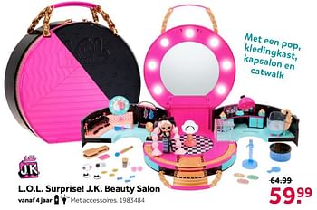 Aanbiedingen L.o.l. surprise! j.k. beauty salon - LOL Surprise - Geldig van 26/09/2020 tot 06/12/2020 bij Intertoys