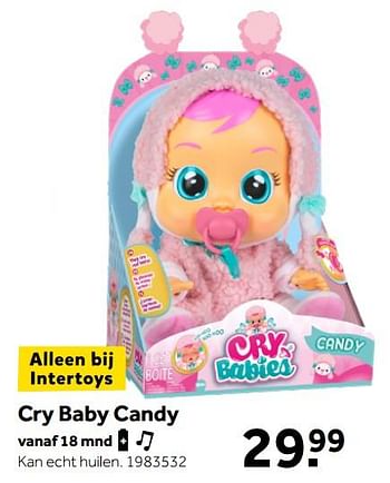 Aanbiedingen Cry baby candy - Cry Babies - Geldig van 26/09/2020 tot 06/12/2020 bij Intertoys