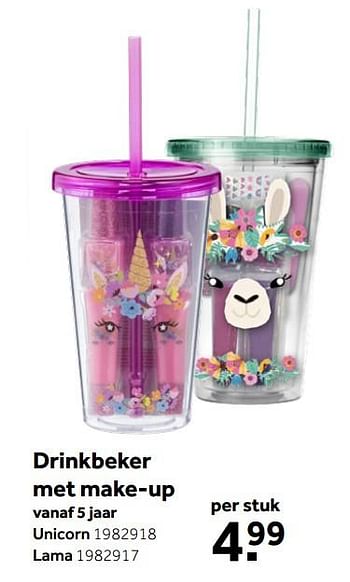 Aanbiedingen Drinkbeker met make-up - Huismerk - Intertoys - Geldig van 26/09/2020 tot 06/12/2020 bij Intertoys