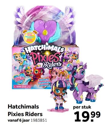 Aanbiedingen Hatchimals pixies riders - Hatchimals - Geldig van 26/09/2020 tot 06/12/2020 bij Intertoys