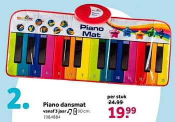 Aanbiedingen Piano dansmat - Huismerk - Intertoys - Geldig van 26/09/2020 tot 06/12/2020 bij Intertoys