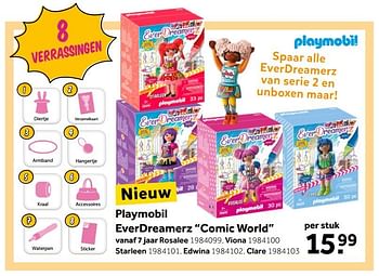 Aanbiedingen Playmobil everdreamerz comic world - Playmobil - Geldig van 26/09/2020 tot 06/12/2020 bij Intertoys