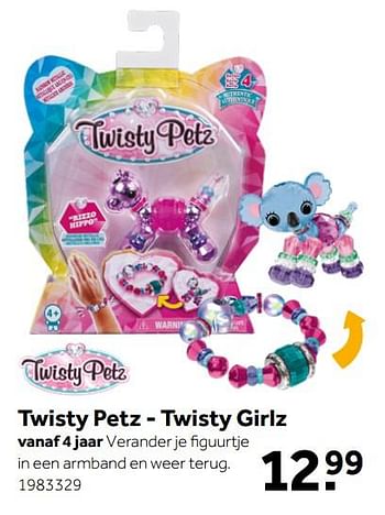 Aanbiedingen Twisty petz - twisty girlz - Twisty Petz - Geldig van 26/09/2020 tot 06/12/2020 bij Intertoys