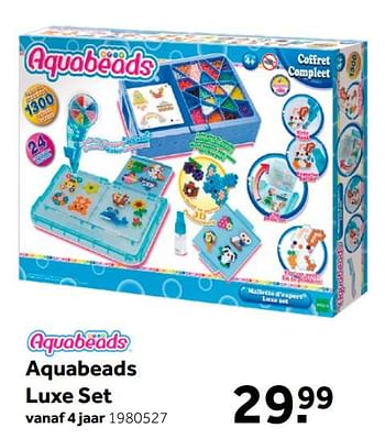 Aanbiedingen Aquabeads luxe set - Aquabeads - Geldig van 26/09/2020 tot 06/12/2020 bij Intertoys