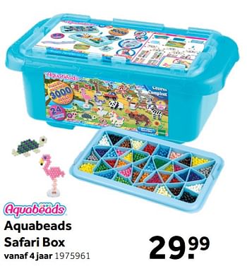 Aanbiedingen Aquabeads safari box - Aquabeads - Geldig van 26/09/2020 tot 06/12/2020 bij Intertoys