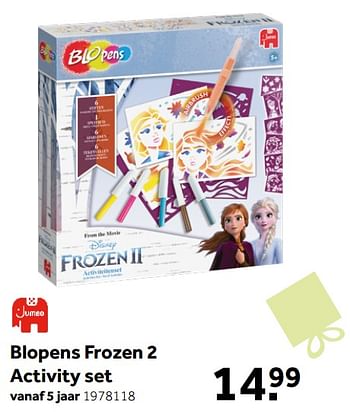 Aanbiedingen Blopens frozen 2 activity set - Jumbo - Geldig van 26/09/2020 tot 06/12/2020 bij Intertoys