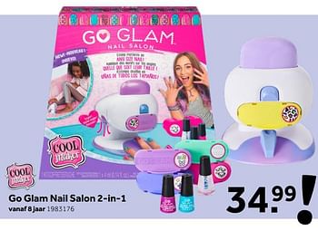 Aanbiedingen Go glam nail salon 2-in-1 - Cool maker - Geldig van 26/09/2020 tot 06/12/2020 bij Intertoys