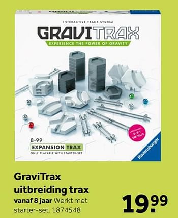 Aanbiedingen Gravitrax uitbreiding trax - Ravensburger - Geldig van 26/09/2020 tot 06/12/2020 bij Intertoys