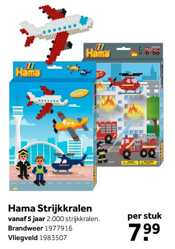 Aanbiedingen Hama strijkkralen brandweer - Hama - Geldig van 26/09/2020 tot 06/12/2020 bij Intertoys