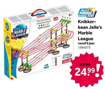 Aanbiedingen Knikkerbaan jelle`s marble league - Quercetti - Geldig van 26/09/2020 tot 06/12/2020 bij Intertoys